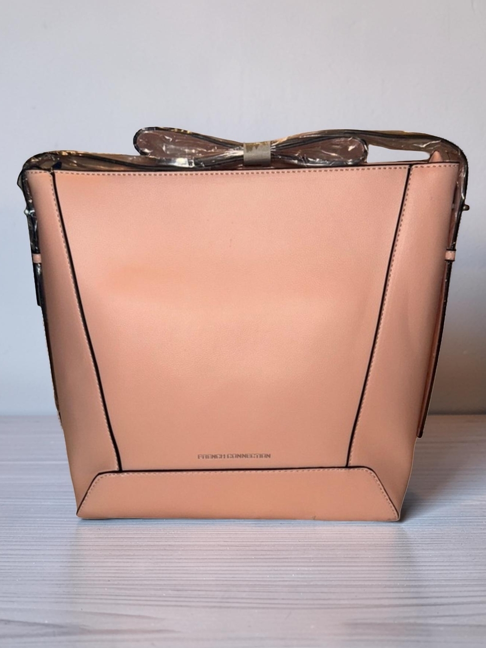 NWT French Connection Mellow Peach Shoulder Bag